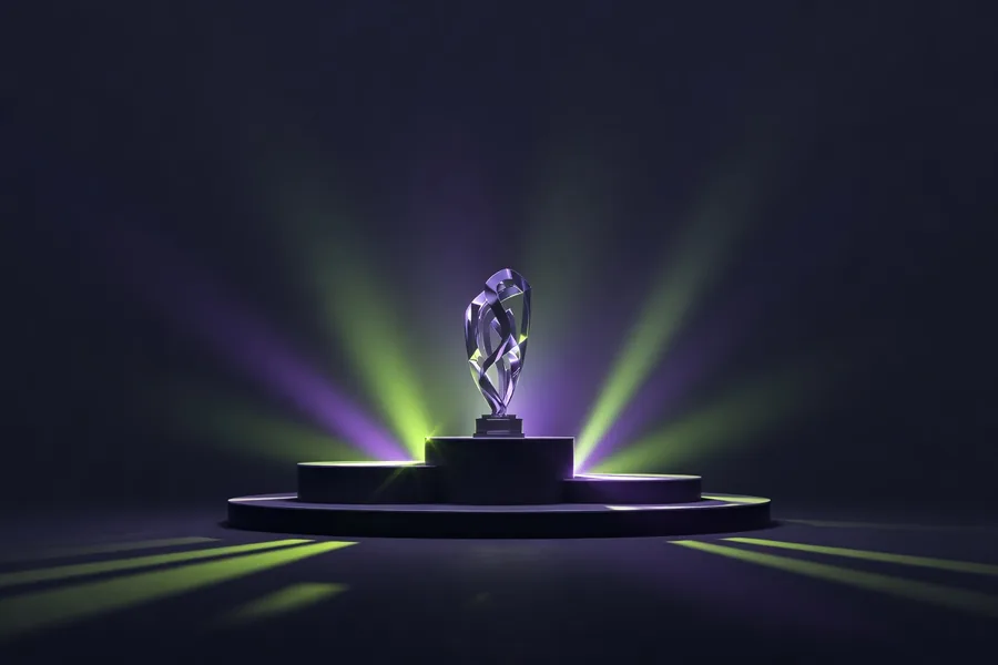 Illustration : podium de tournoi